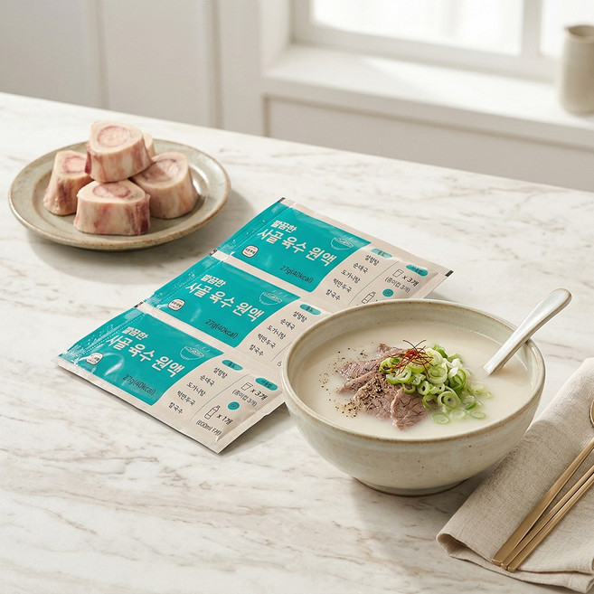한식온도 깔끔한 사골 육수 원액, 20개, 27g
