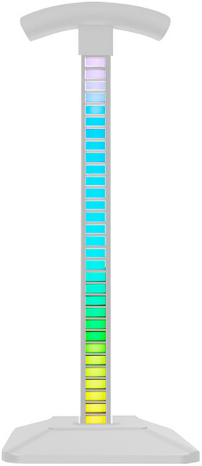 엠비언트 게이밍 헤드폰 헤드셋 거치대 스탠드 LED, 화이트(A21), 1개