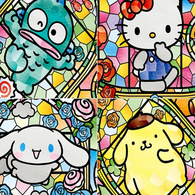 성심소 산리오 글라스아트 퍼즐 1000pcs 퍼즐맞추기