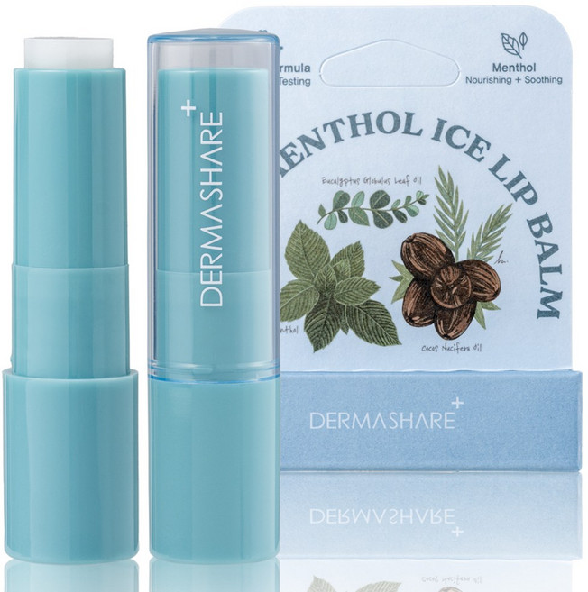 더마쉐어 멘톨 아이스 립밤, 3.7g, 1개