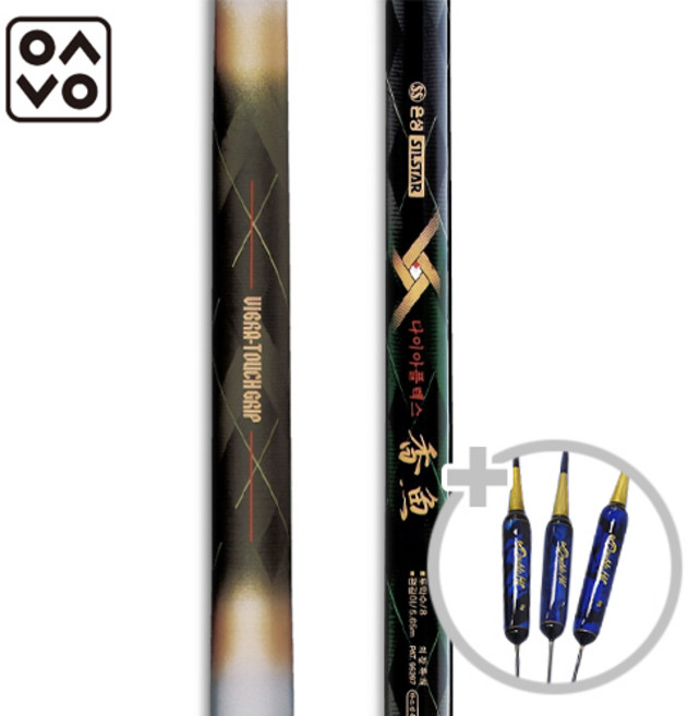 은성 다이아플렉스 향어 민물낚시대 (민물/바다 겸용) 더블히트 청린 전자찌 1개 증정! (사이즈 랜덤), 12