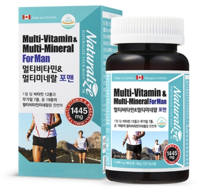 멀티비타민 앤 멀티미네랄 포맨 3개월분, 90정, 1개