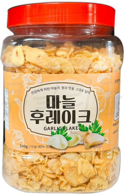 신광 마늘 후레이크 500g 튀긴마늘 슬라이스 갈릭 마늘 칩, 1개