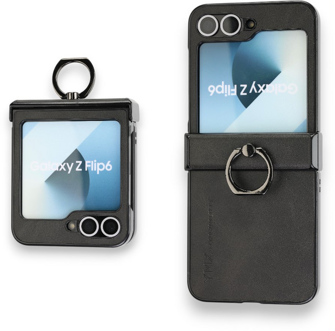 갤럭시 Z플립 풀보호 벨벳 핑거링 케이스