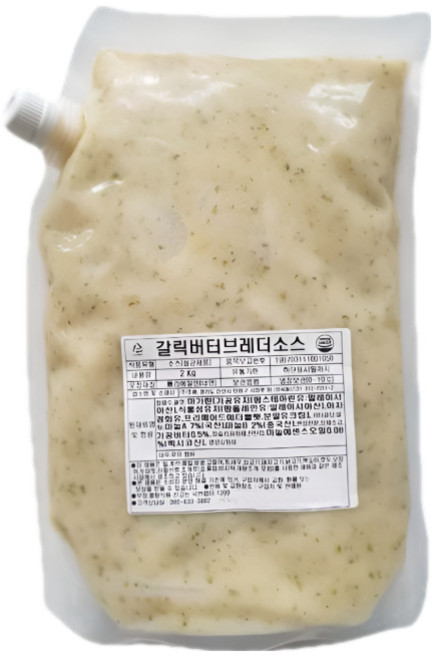 코다노 갈릭버터 브레더소스 2KG 마늘빵 달달한맛, 10개