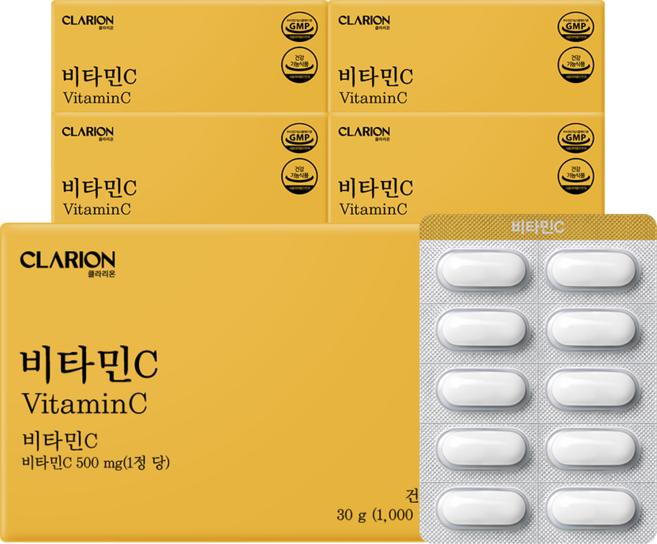 클라리온 비타민C 30정 5박스 비타민씨, 5개, 30회분