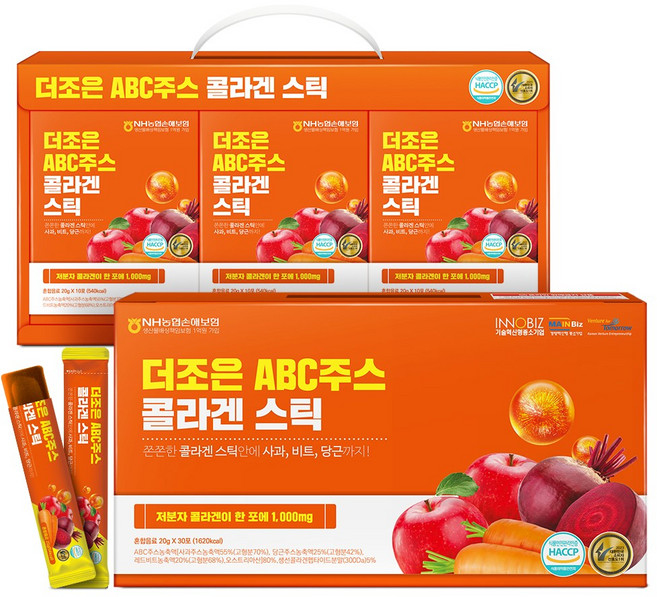 더존건강 ABC주스 콜라겐 스틱 20g x 30포, 1개, 600g