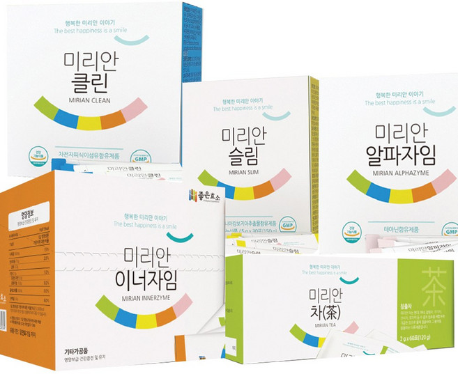 미리안 5종세트 +, 1세트, 120g
