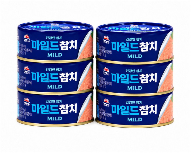 사조 마일드참치, 200g, 6개