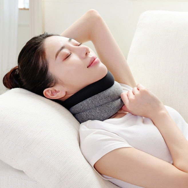 23년형 NEW 브리즈 목보호대 일체형 바른자세 탈부착 벨크로 목 고정기, 2개