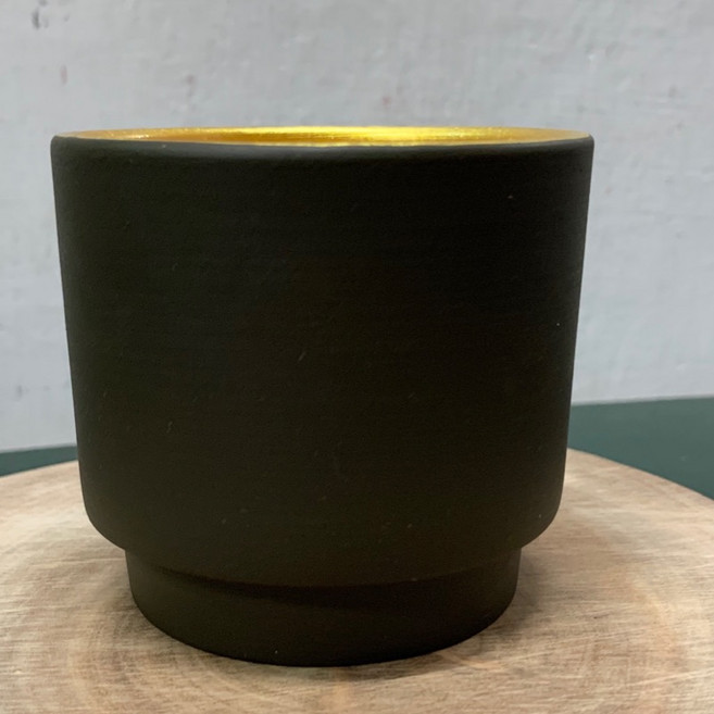 泰國 供佛 圓形 雙色 燭杯, 1個