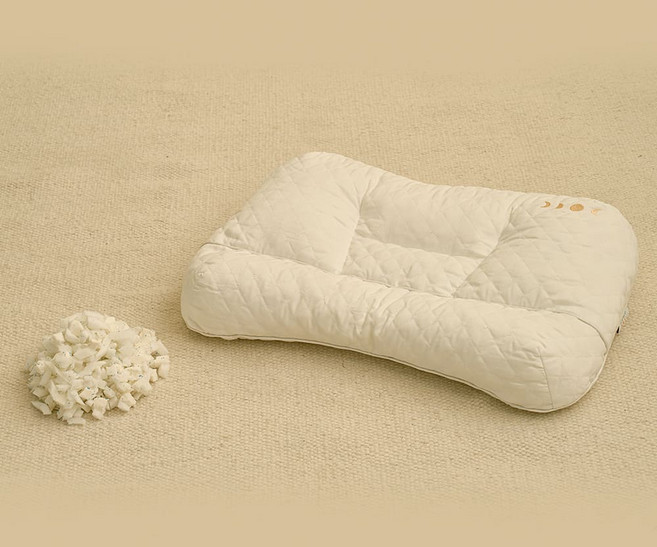 수면공감 키즈용 NEW 우유베개 라운드형 베개 + 전용커버 세트, 화이트, 1개