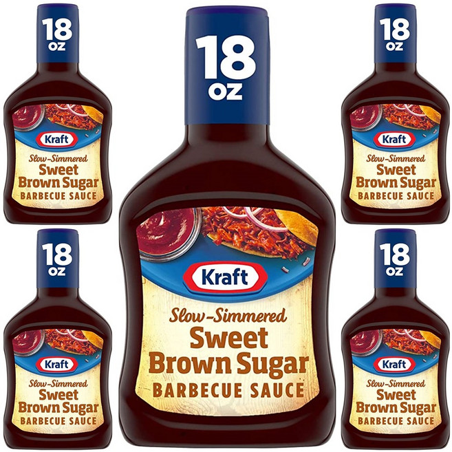 크래프트 스위트 브라운 슈가 바베큐 소스 532ml 5개