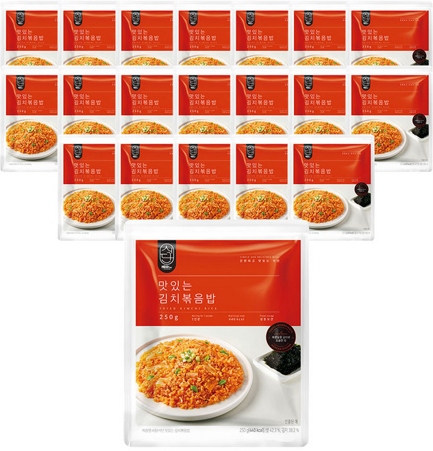 허닭식단 맛있는 김치볶음밥 250g, 20개