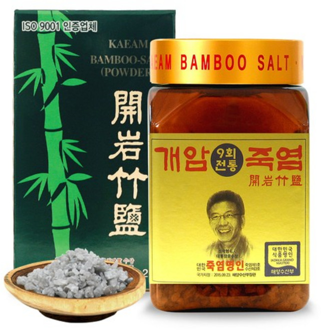 개암죽염 9회 구운 전통죽염 알갱이 고체, 250g, 1개