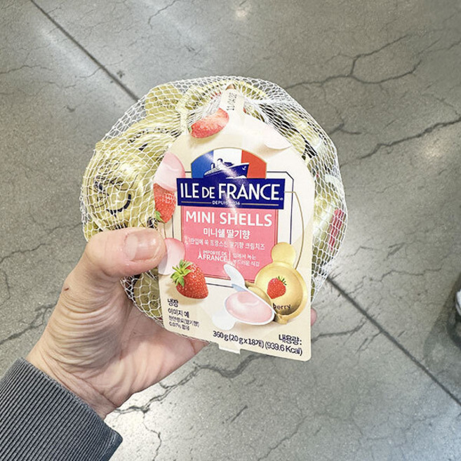 ILE DE FRANCE 미니쉘 딸기향 20G 프랑스산, 18개