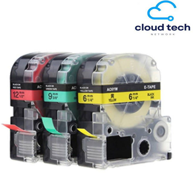 클라우드테크 엡손 라벨테이프 호환 LW-K200BL LW-K200PK LW-C410 LW-C610 LW-K200BK LW-H200RK 리락쿠마 LW-K420, 12미리폭, 화면실버_문구검정