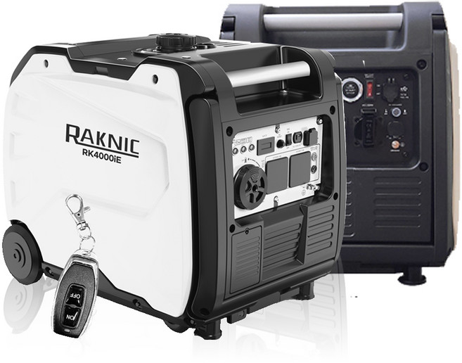라크닉 인버터발전기 캠핑용 발전기 리모컨 휴대용 저소음 RK4000IE, 발전기 1EA, 1개