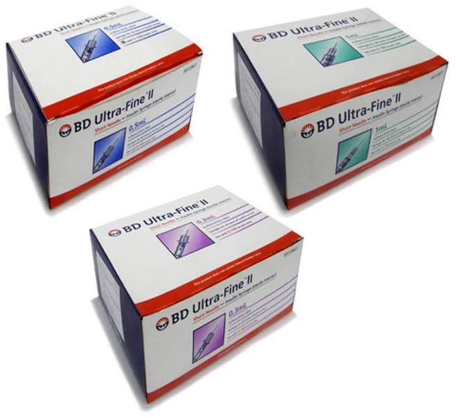 비디 인슐린 주사기 ( 1cc 0.5cc 0.3cc 31G x 8mm 100개입 ), 1개 - 쿠팡