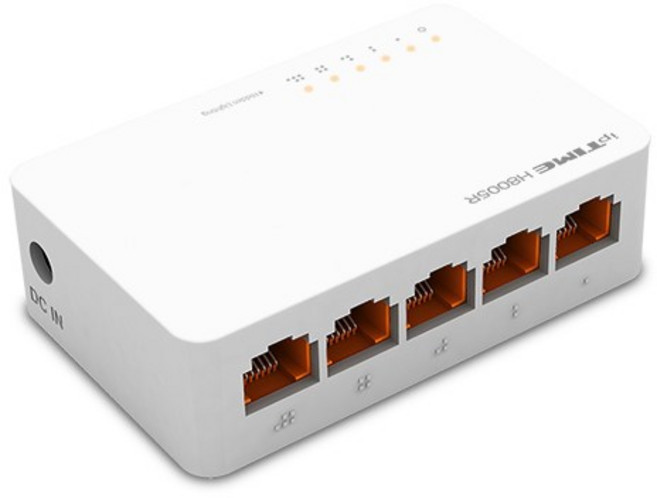 ipTIME 5포트 스위칭 허브, H8005, 1개