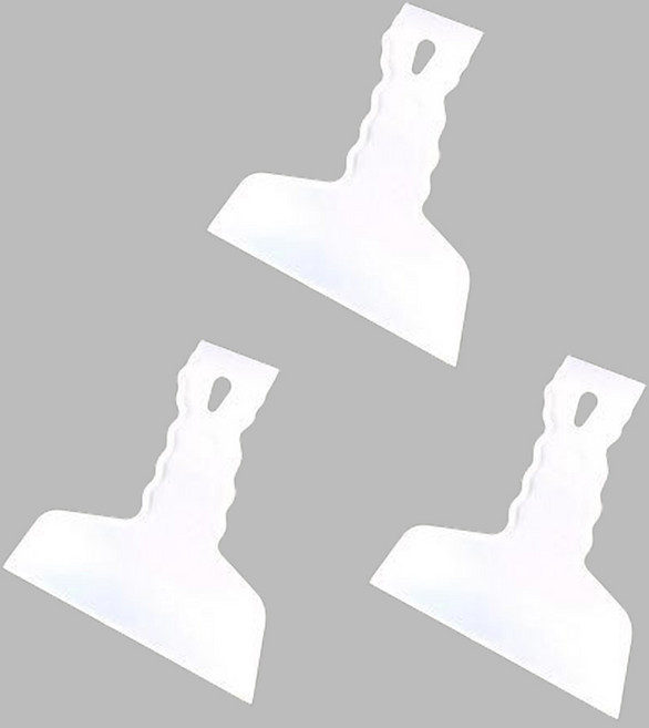 플라스틱 일자 헤라 스크래퍼, 3개