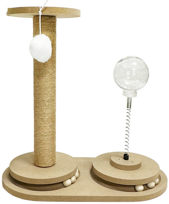 미란다 공놀이 장난감 스크래쳐 대형, 1개, 혼합색상