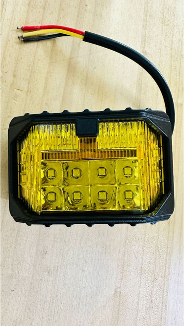 DARK LIGHT LED工作燈 63W 雙色溫 (黃光/白光) IP67, 1個, 3英寸(黃殼)