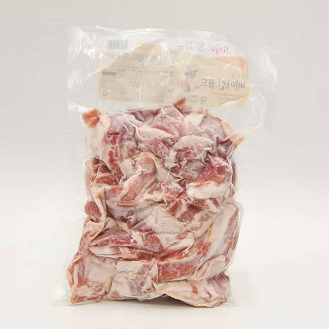 대용량 냉동 파지 베이컨 조각 업소용 식당 햄 뭉치 슬라이스 1kg nod*64215ZK