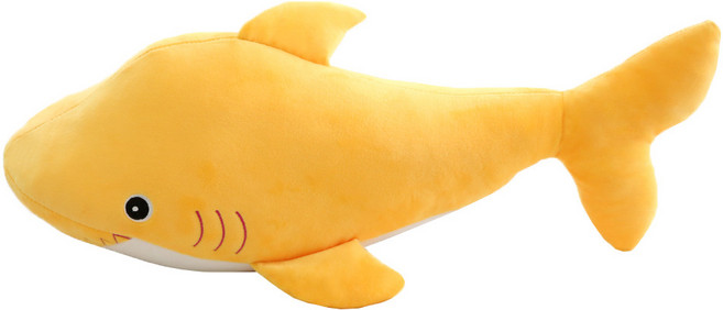 이솔홈 포근이 상어인형 동물인형, 옐로우, 1개