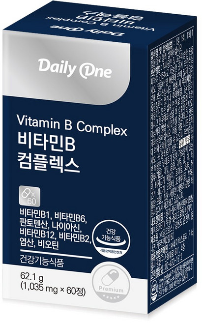 데일리원 비타민B 컴플렉스, 60정, 1개