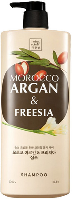 [유통기한임박] 미쟝센 모로코 아르간 프리지아 샴푸 - T.C, 1.2kg, 1개