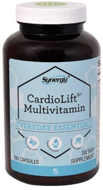 비타코스트 시너지 카디오리프트 멀티비타민 캡슐 Vitacost Synergy Multivitamin, 1개, 180정