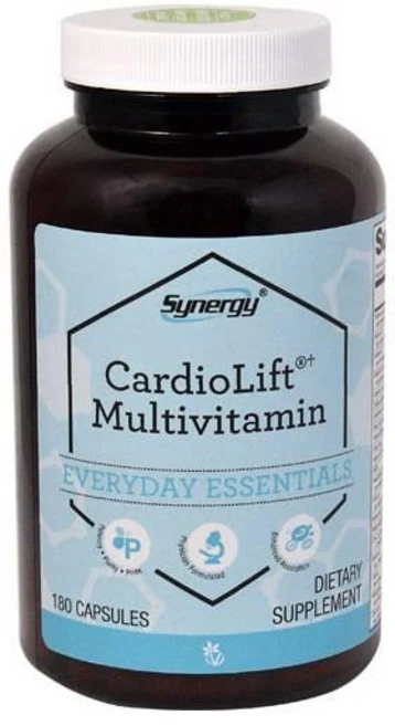 비타코스트 시너지 카디오리프트 멀티비타민 캡슐 Vitacost Synergy Multivitamin, 1개, 180정 - 쿠팡