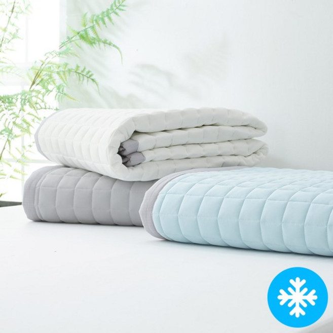 [벨리에르] 아이스쿨 MP 냉감 밴딩패드(110X200), 화이트, 화이트