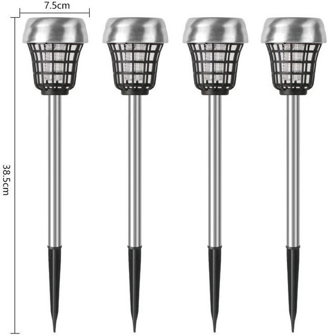 포충기 모기퇴치기 가정용 업소용 램프 4W 대형 실내 UV램프 포충등 무선 나방 날벌래, B타입 스텐 모기퇴치 램프 4개입