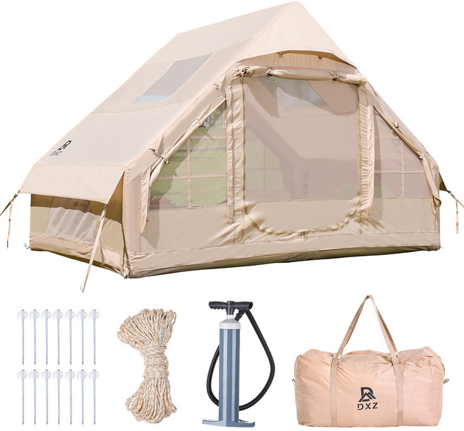 DXZ 에어텐트 방수보온 오픈 윈도 디자인 원터치 에어, 6.3 평