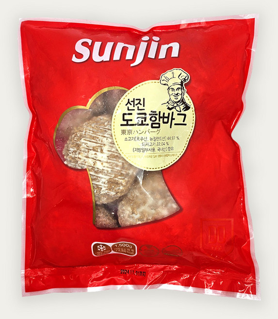 선진 도쿄 함바그 1.5kg 냉동, 1개