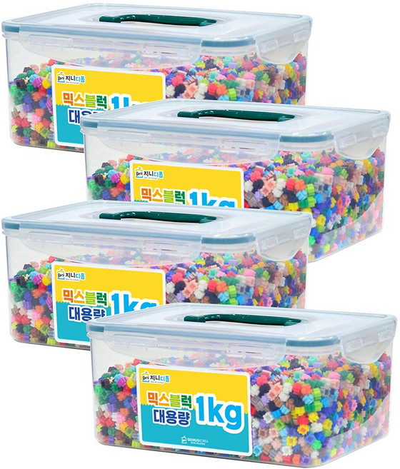 [기관전용상품-할인적용]부드럽게 끼워지는 품질 좋은 디폼블럭 8 mm 대용량 1kg 4개묶음 / 돌봄교실 다함께돌봄센터 유치원 어린이집 / 사은품을 드립니다