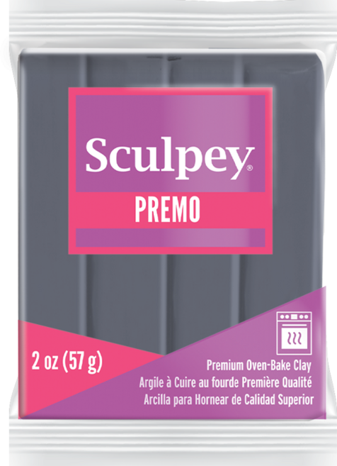 스컬피 프레모 57g (Premo 2oz) 전문가용 폴리머클레이, Slate