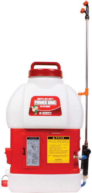 광성 충전분무기 KS-PK7000P 리튬이온 배터리 충전, 1개