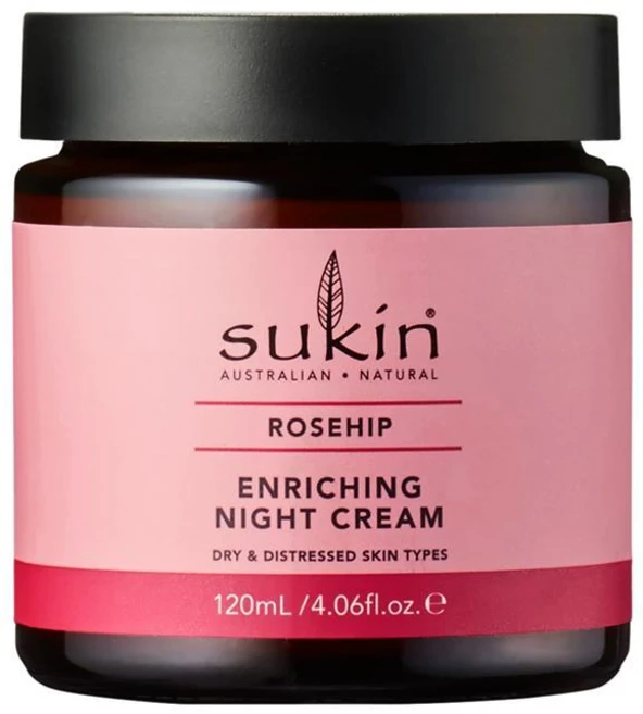 수킨 인리칭 나이트 크림 로즈힙 드라이 & 디스트레스 스킨 타입, 4개, 120ml - 쿠팡