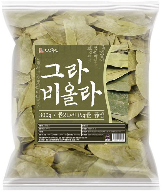 건강중심 그라비올라 건잎 차 300g, 1개입, 1개