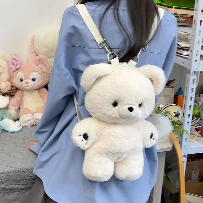 지오몽 곰 인형 가방 곰돌이 인형 백팩 가방 배낭 크로스 백 에코 백 슬링백