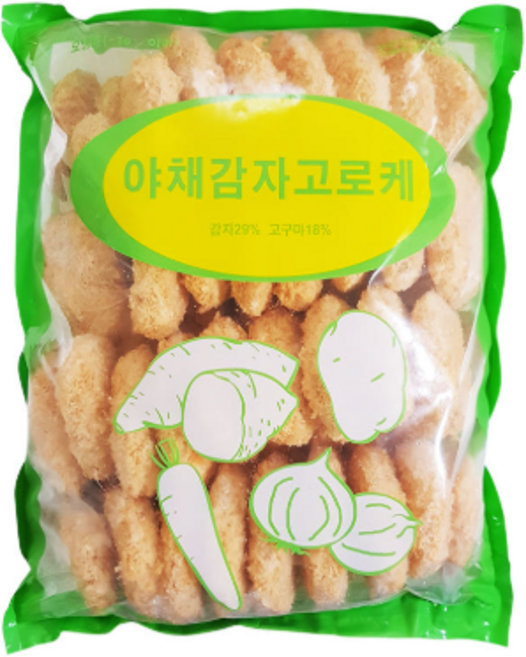 야채감자고로케 2.8kg/사리원, 1개, 2.8kg