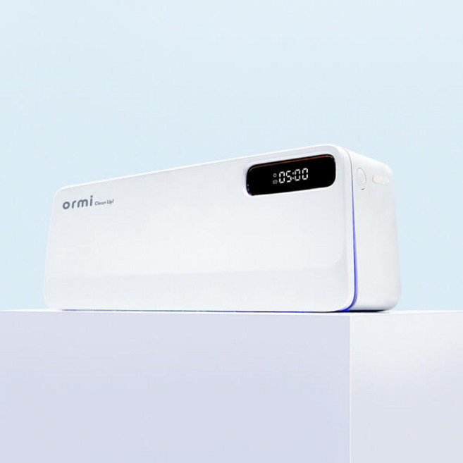 오르미 클린업 UVC 고온히팅 무선 가정용 칫솔살균기, 밀키옐로우, ORM-5CU