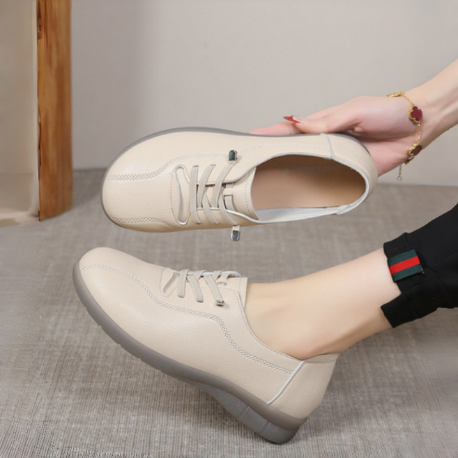 JLVJ 여성 구두 단화 발편한 스니커즈 여자 발편한 신발 데일리 운동화 캐주얼 슬립온