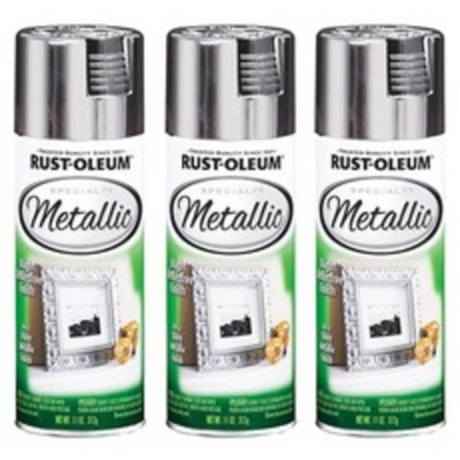 러스트올럼 Specialty Metallic Sptay 312g, Metallic Silver, 3개 - 쿠팡