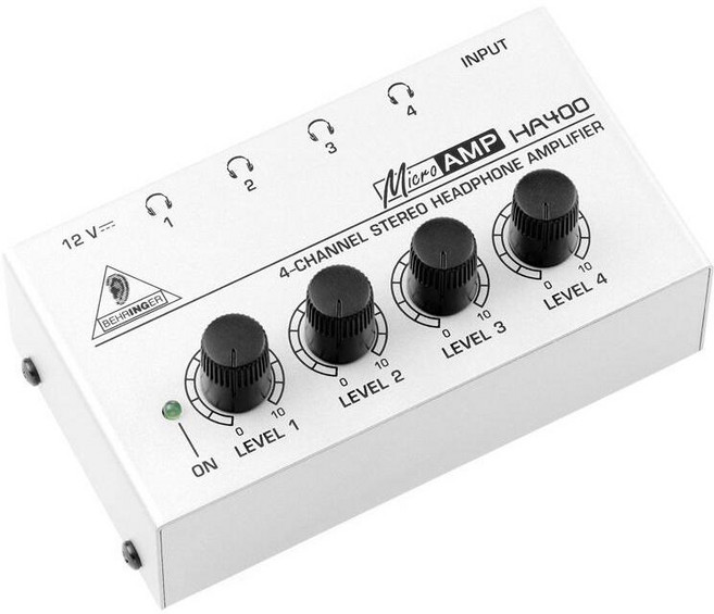 Behringer MICROAMP HA400 耳機分配器, 1個