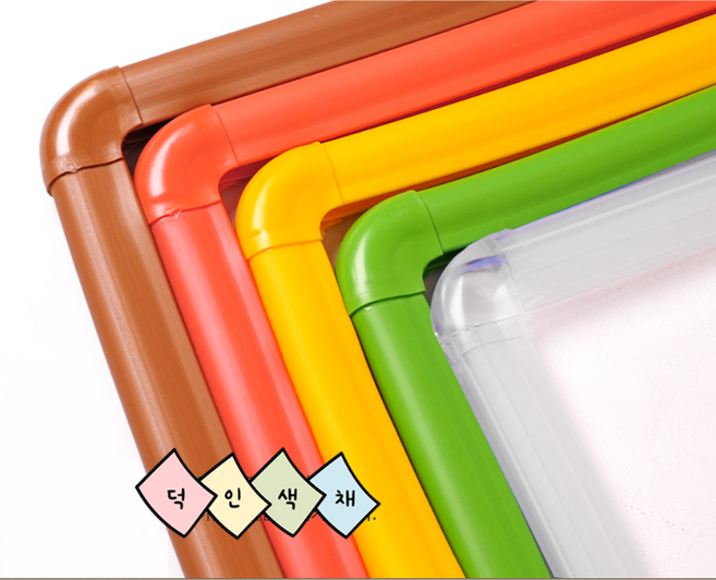 금강안전시스템 책상모서리보호대 고무 pvc, 밤색, 1개