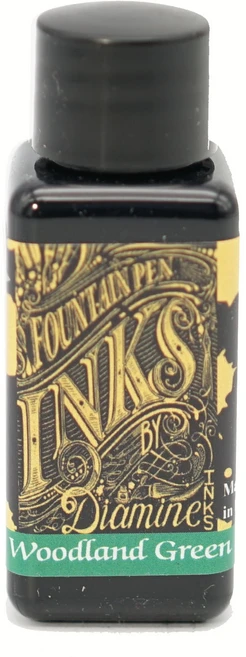 디아민 병잉크 30ml 만년필용 잉크, Woodland Green - 쿠팡